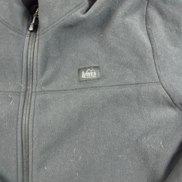 REI Coop Men’s Charcoal Grey Full Zip Fleece Jacket size: XXLarge - Picture 3 of 8